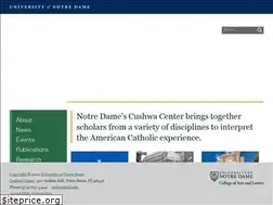 Sites similar to cushwa.nd.edu