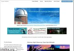 Sites similar to custerobservatory.org