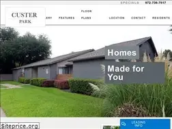 Sites similar to custerparkapts.com
