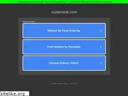 Sites similar to custerwok.com