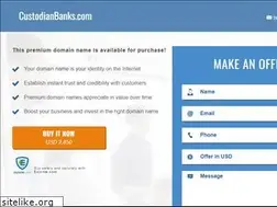 Sites similar to custodianbanks.com