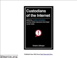 Sites similar to custodiansoftheinternet.org