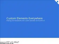Sites similar to custom-elements-everywhere.com