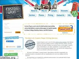 Sites similar to custom-papers.co.uk