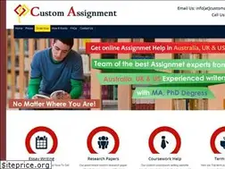 Sites similar to customassignment.com