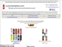 Sites similar to custombiclighters.com