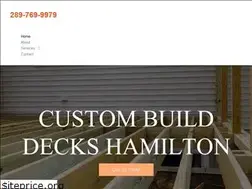 Sites similar to custombuilddeckshamilton.com