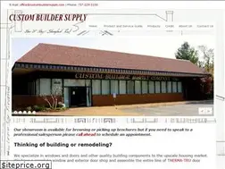 Sites similar to custombuildersupply.com