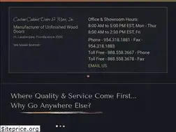 Sites similar to customcabinetdoorsandmore.com