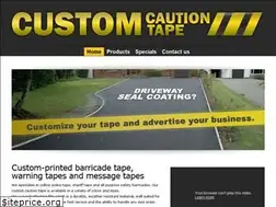 Sites similar to customcautiontape.com