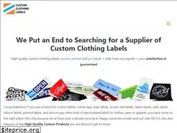 Sites similar to customclothinglabels.com