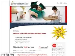 Sites similar to customcollegepapers.com