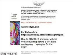 Sites similar to customcoloursinc.com