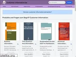 Sites similar to customer-information.de
