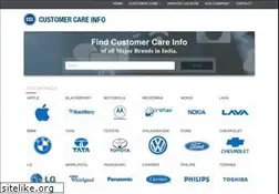 Sites similar to customercareinfo.in