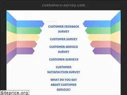 Sites similar to customers-survey.com