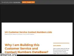Sites similar to customerservicecontactnumber.uk