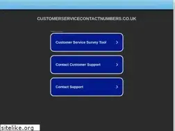 Sites similar to customerservicecontactnumbers.co.uk