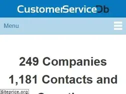 Sites similar to customerservicedb.com