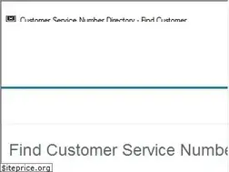 Sites similar to customerservicenumber.org