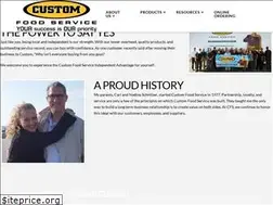 Sites similar to customfoodservice.com