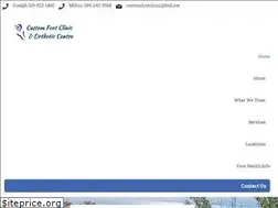 Sites similar to customfootclinic.com