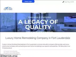Sites similar to customhomesfla.com