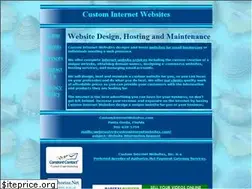Sites similar to custominternetwebsites.com