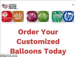 Sites similar to customizedballoonprinting.com