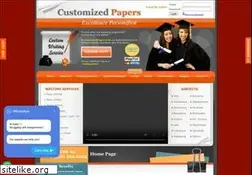 Sites similar to customizedpapers.com