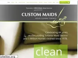 Sites similar to custommaidstoronto.com