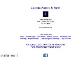 Sites similar to customnames.com
