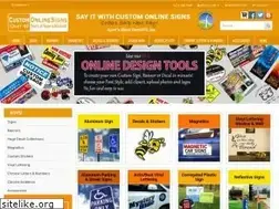 Sites similar to customonlinesigns.com