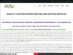 Sites similar to custompaperswritinghelp.com