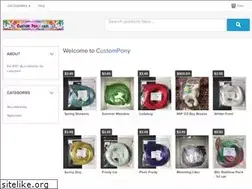 Sites similar to custompony.com