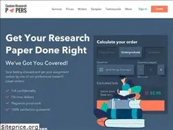 Sites similar to customresearchpapers.us