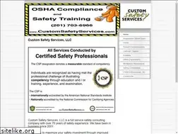 Sites similar to customsafetyservices.com