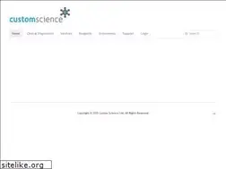 Sites similar to customscience.co.nz