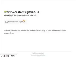 Sites similar to customsignsinc.us