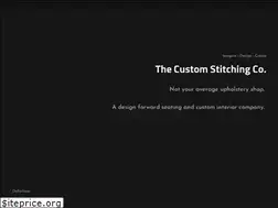 Sites similar to customstitchingco.com