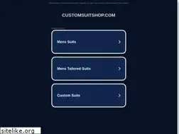 Sites similar to customsuitshop.com