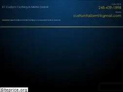 Sites similar to customtailormi.com