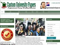 Sites similar to customuniversitypapers.com