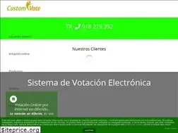 Sites similar to customvote.es