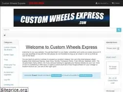 Sites similar to customwheelsexpress.com