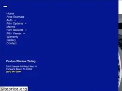 Sites similar to customwindowtintingpompano.com