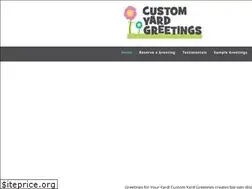 Sites similar to customyardgreetings.com
