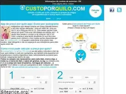 Sites similar to custoporquilo.com