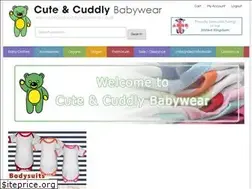 Sites similar to cuteandcuddlybabywear.co.uk