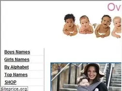 Sites similar to cutebabynames.org